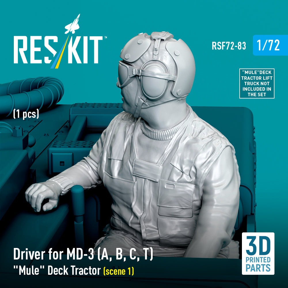 ResKit RSF72-0083 1:72 Driver for MD-3 "Mule" Deck Tractor