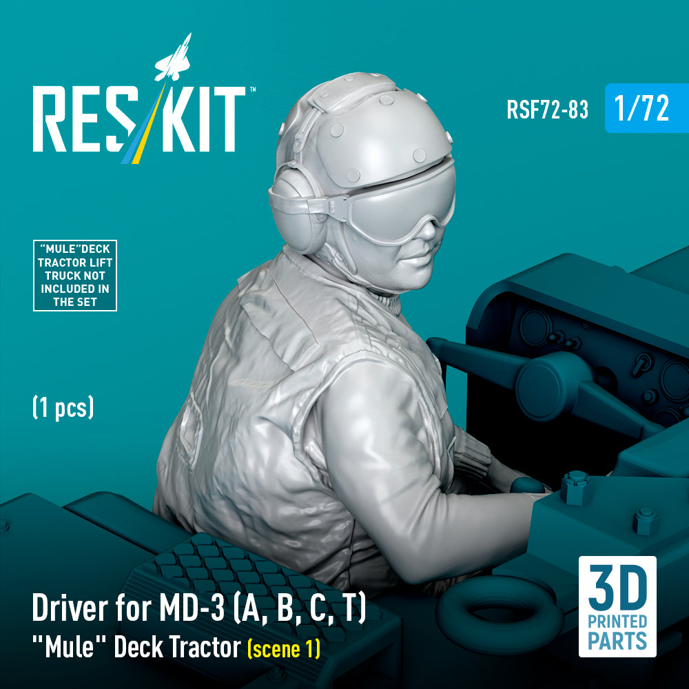 ResKit RSF72-0083 1:72 Driver for MD-3 "Mule" Deck Tractor