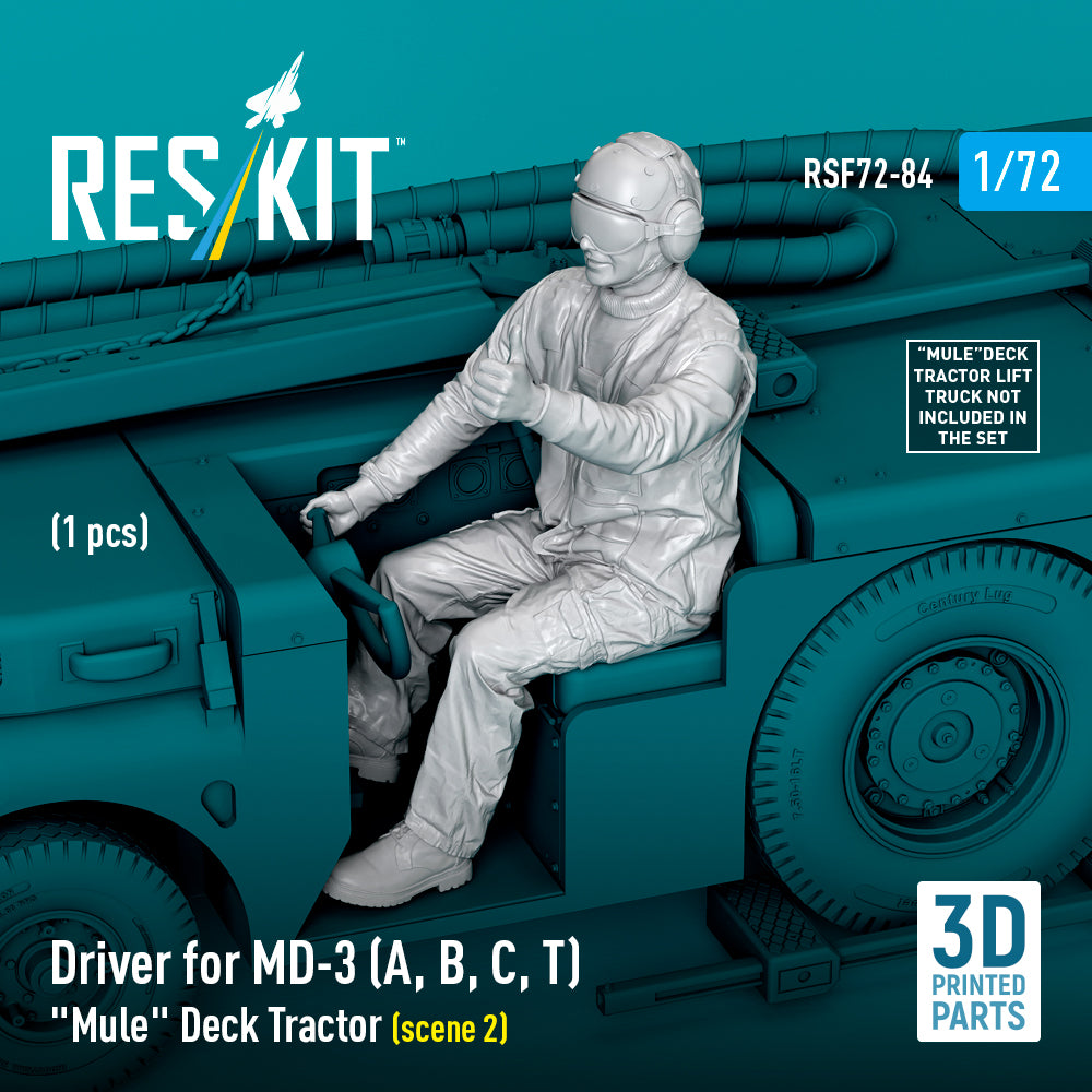 ResKit RSF72-0084 1:72 Driver for MD-3 "Mule" Deck Tractor