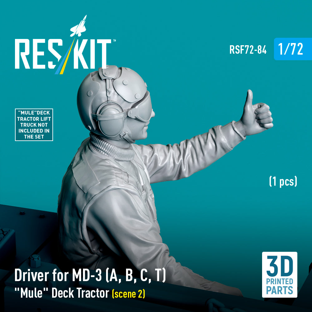 ResKit RSF72-0084 1:72 Driver for MD-3 "Mule" Deck Tractor