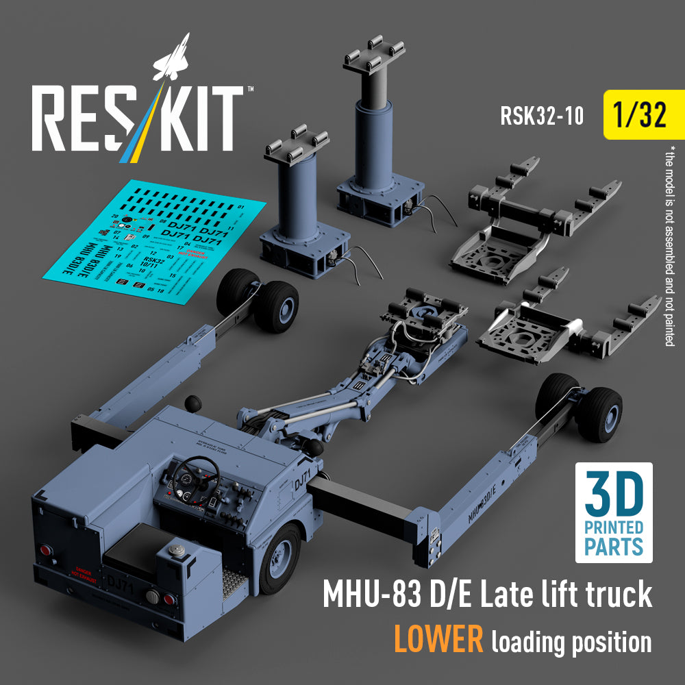 ResKit RSK32-0010 1:32 MHU-83 D/E Late lift truck LOWER loading position