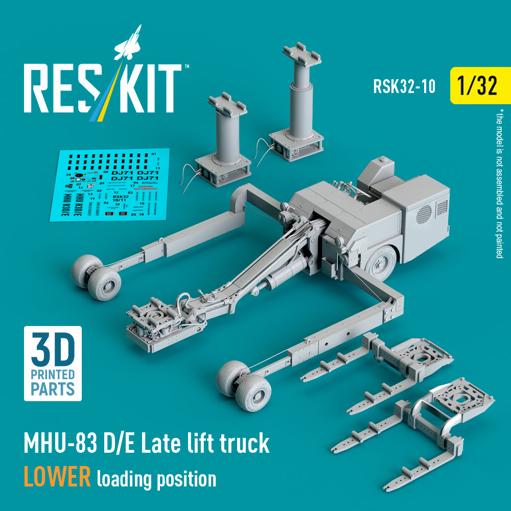 ResKit RSK32-0010 1:32 MHU-83 D/E Late lift truck LOWER loading position