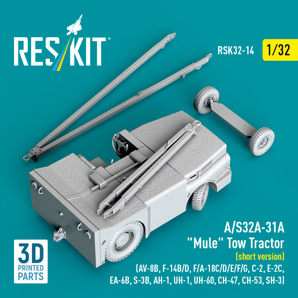 ResKit RSK32-0014 1:32 A/S32A-31A "Mule" Tow Tractor