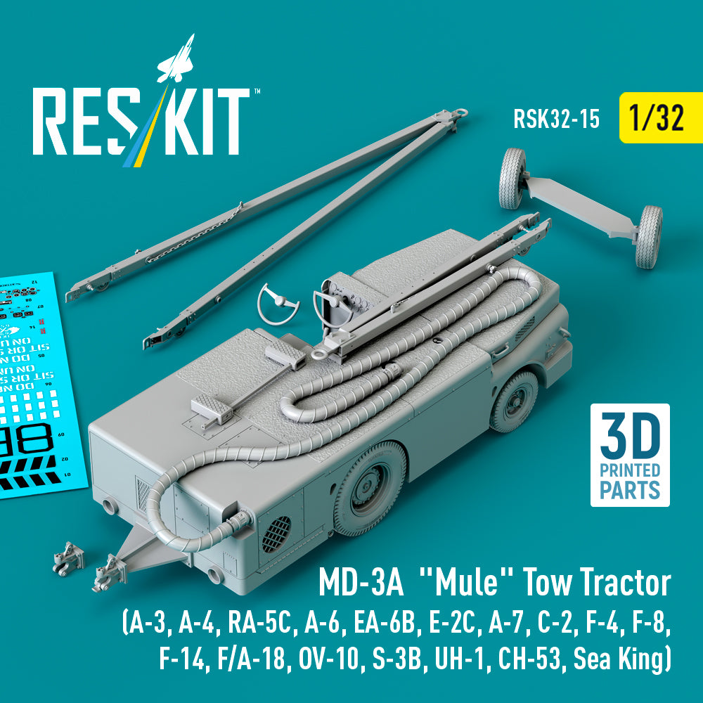 ResKit RSK32-0015 1:32 MD-3A "Mule" Tow Tractor