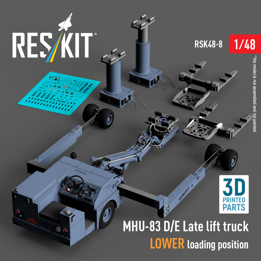 ResKit RSK48-0008 1:48 MHU-83 D/E Late lift truck LOWER loading position