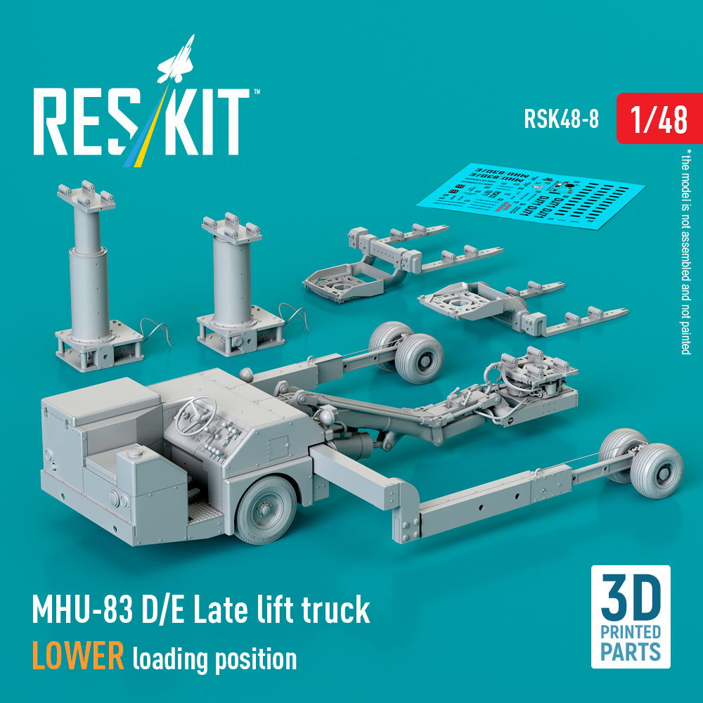 ResKit RSK48-0008 1:48 MHU-83 D/E Late lift truck LOWER loading position