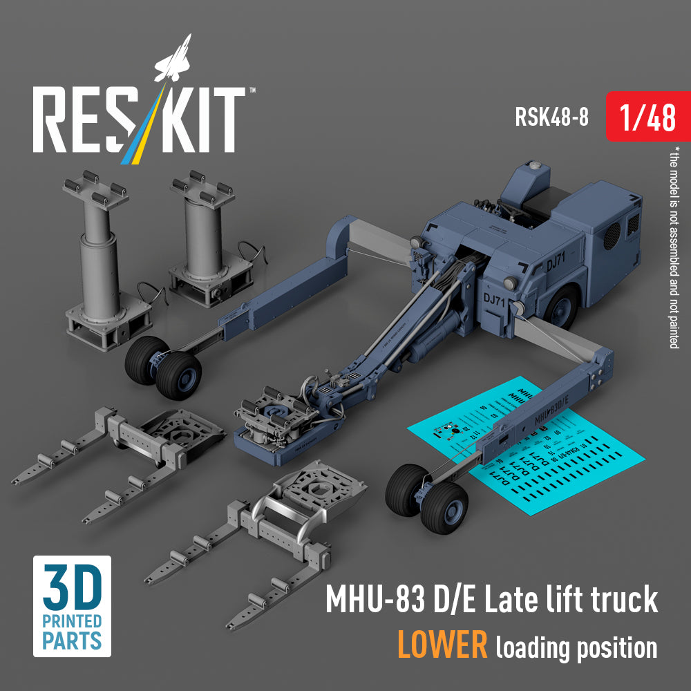 ResKit RSK48-0008 1:48 MHU-83 D/E Late lift truck LOWER loading position