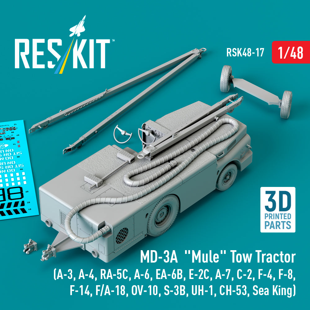 ResKit RSK48-0017 1:48 MD-3A "Mule" Tow Tractor