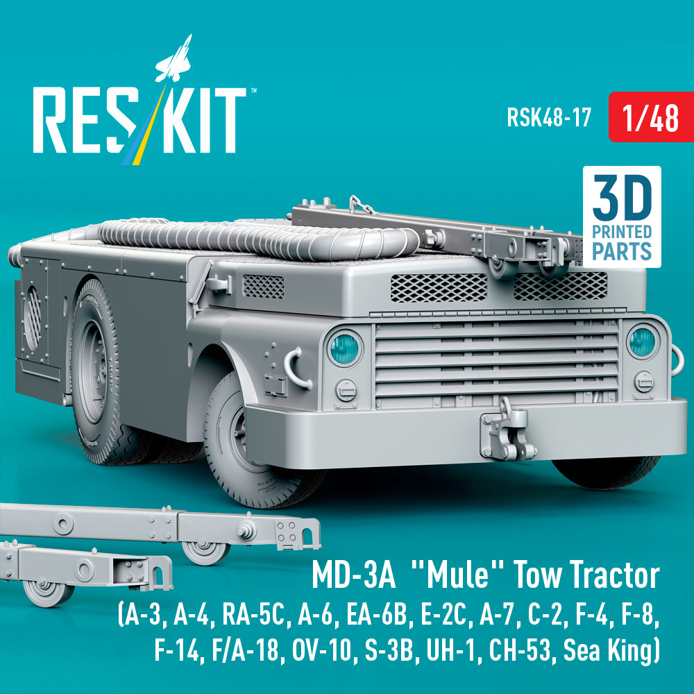 ResKit RSK48-0017 1:48 MD-3A "Mule" Tow Tractor