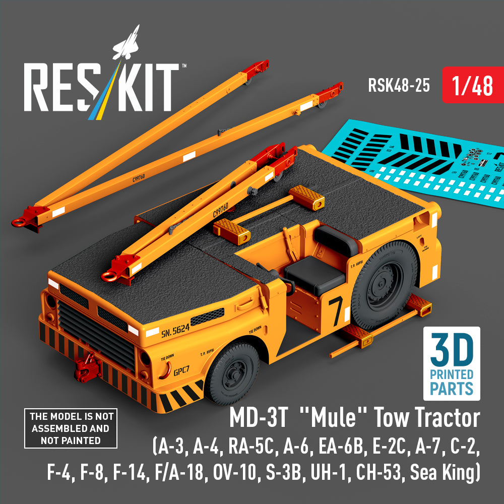 ResKit RSK48-0025 1:48 MD-3T "Mule" Tow Tractor