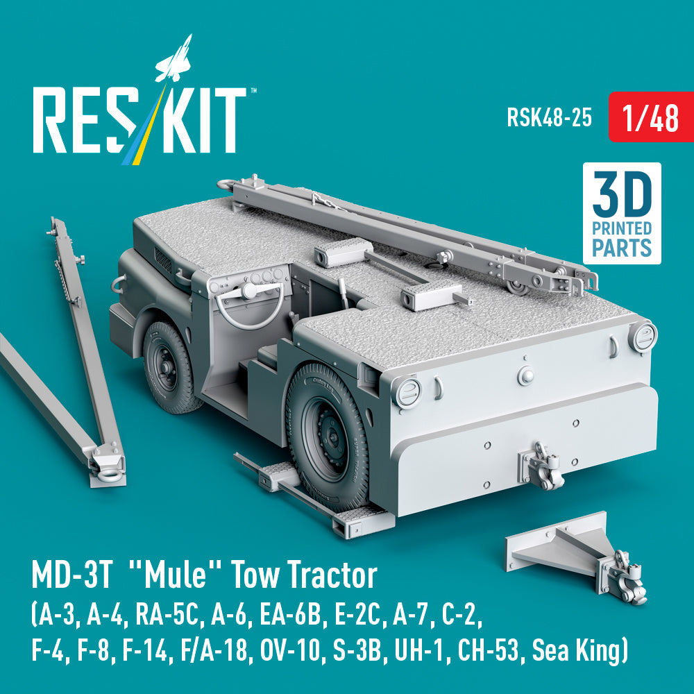 ResKit RSK48-0025 1:48 MD-3T "Mule" Tow Tractor