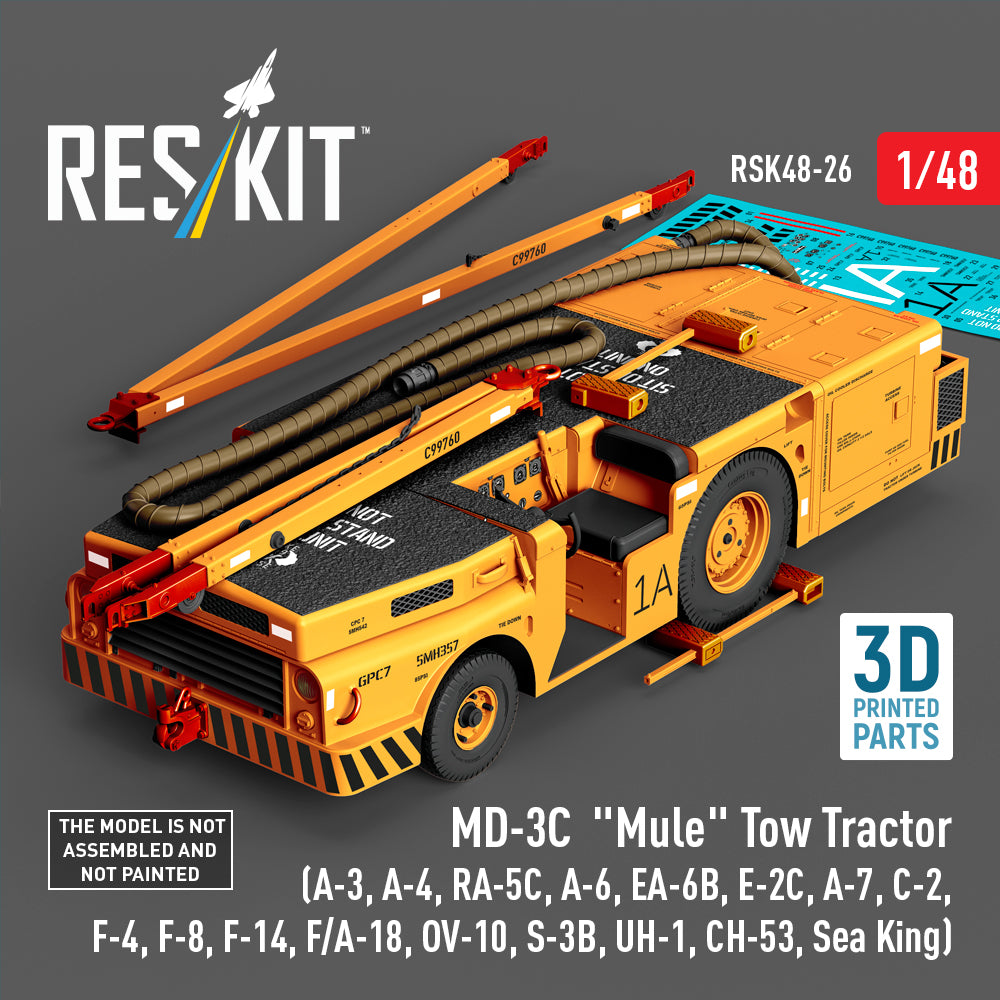 ResKit RSK48-0026 1:48 MD-3? "Mule" Tow Tractor