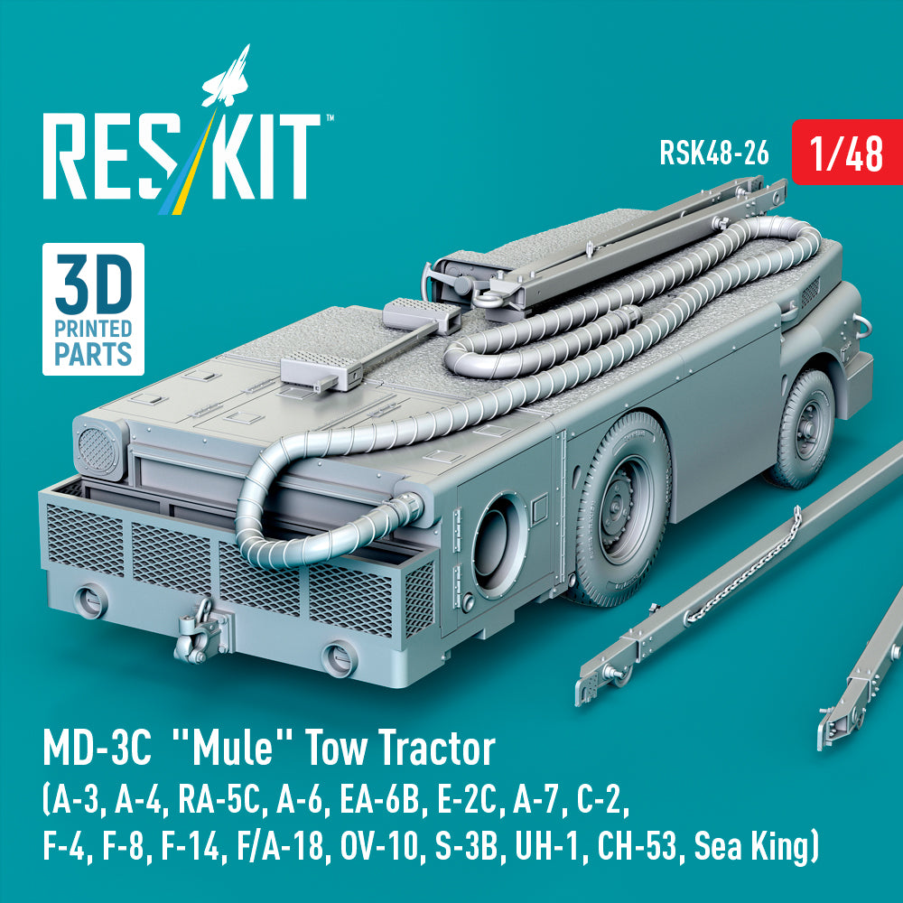 ResKit RSK48-0026 1:48 MD-3? "Mule" Tow Tractor
