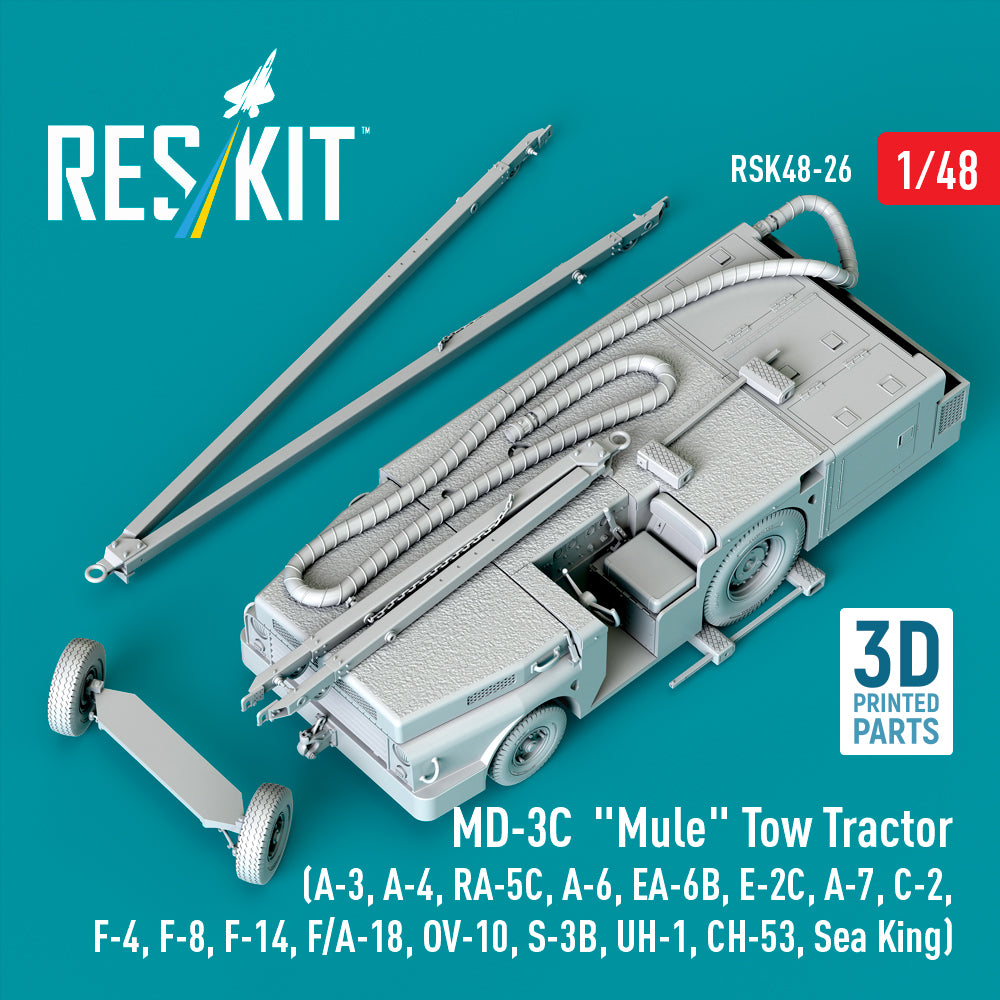 ResKit RSK48-0026 1:48 MD-3? "Mule" Tow Tractor