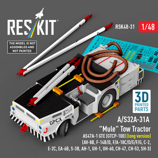 ResKit RSK48-0031 1:48 A/S32A-31A "Mule" Tow Tractor AS47A-1 GTE