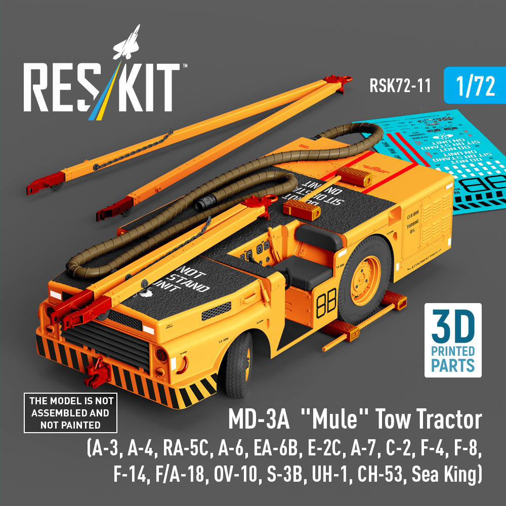 ResKit RSK72-0011 1:72 MD-3A "Mule" Tow Tractor