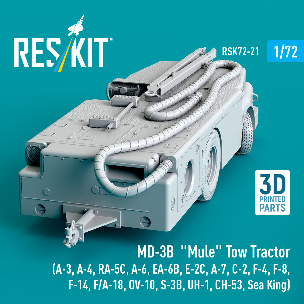ResKit RSK72-0021 1:72 MD-3B "Mule" Tow Tractor