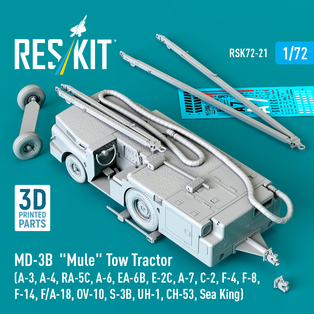 ResKit RSK72-0021 1:72 MD-3B "Mule" Tow Tractor