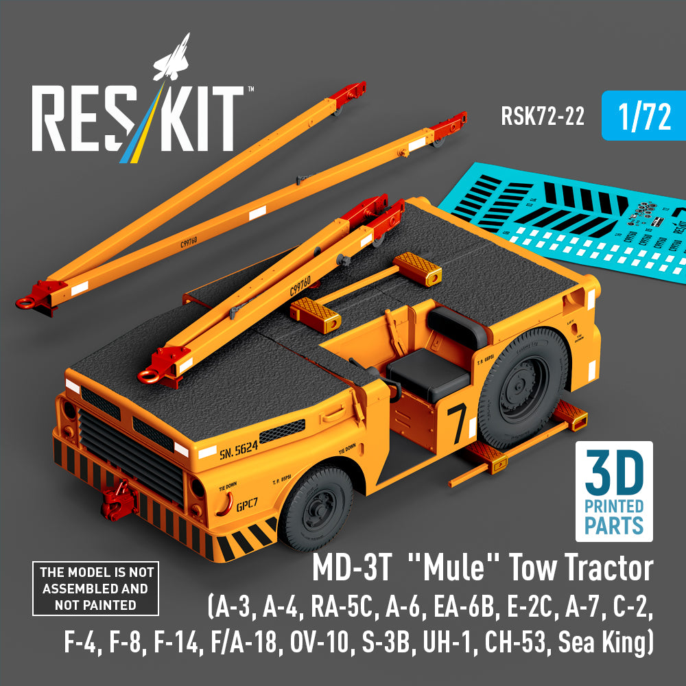 ResKit RSK72-0022 1:72 MD-3T "Mule" Tow Tractor