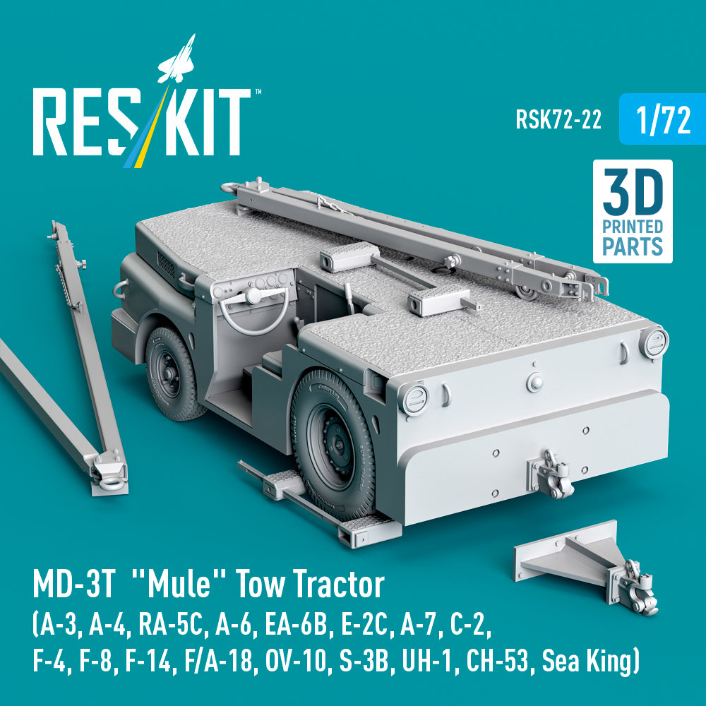 ResKit RSK72-0022 1:72 MD-3T "Mule" Tow Tractor