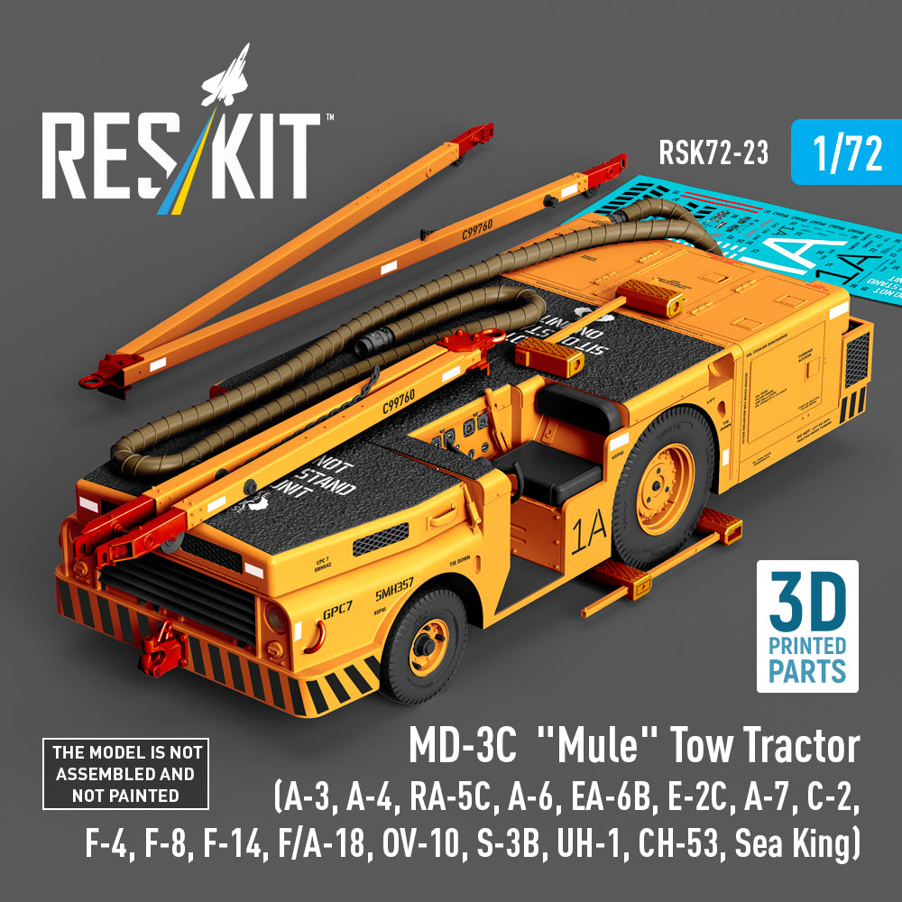 ResKit RSK72-0023 1:72 MD-3C "Mule" Tow Tractor