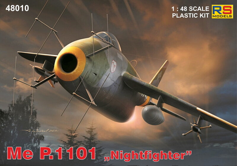 RS Models RSMI48010 1:48 Messerschmitt P.1101 Nightfighter