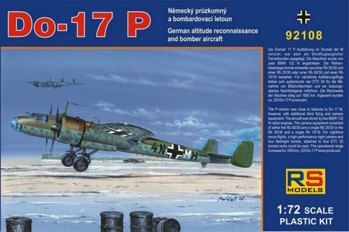 RS Models RSMI92108 1:72 Dornier Do-17P