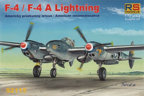 RS Models RSMI92115 1:72 Lockheed F-4 /F-4A Lightning
