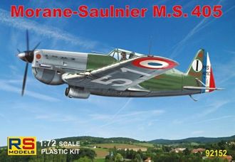 RS Models RSMI92152 1:72 Morane-Saulnier MS.405 4 decal variants 1