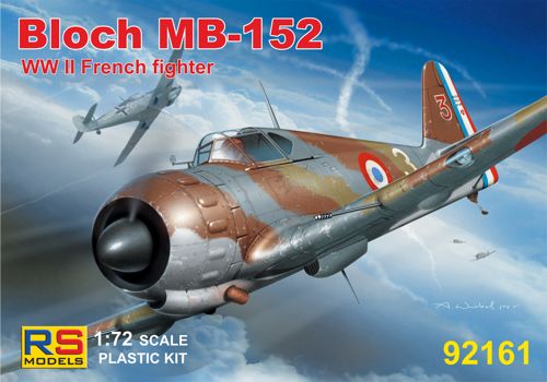 RS Models RSMI92161 1:72 Marcel-Bloch MB.152 Battle of France 1940