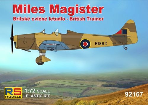 RS Models RSMI92167 1:72 Miles Magister 4 decal options for RAF Germany Turkey 1