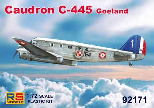 RS Models RSMI92171 1:72 Caudron C.445 Goeland 4 decal variants 1