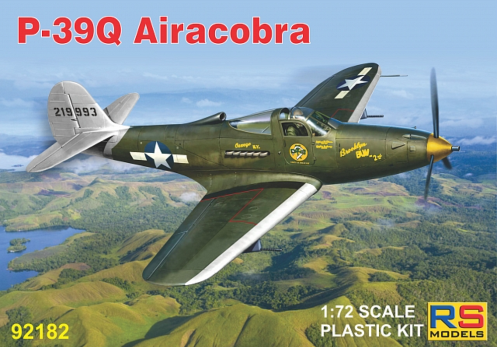 RS Models RSMI92182 1:72 Bell P-39Q Airacobra 4 decal variants 1