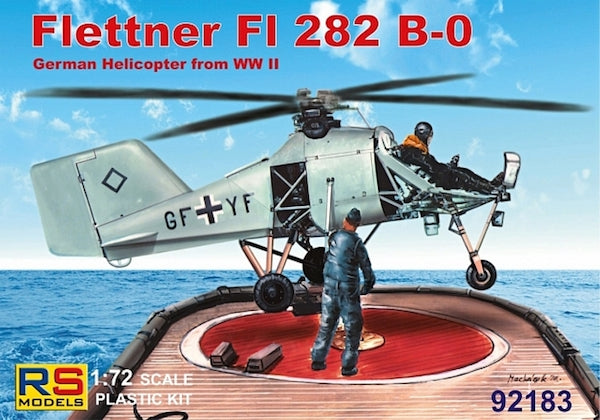 RS Models RSMI92183 1:72 Flettner Fl-282B-0 Helicopter