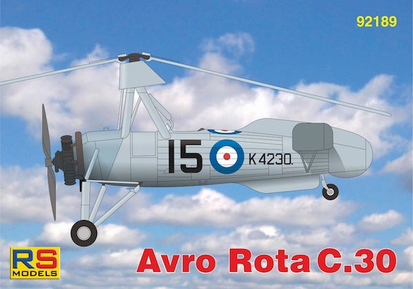 RS Models RSMI92189 1:72 Avro Rota Mk.I/C.30A