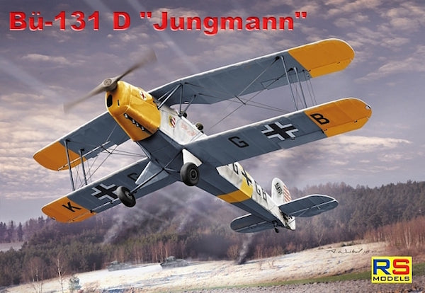 RS Models RSMI92193 1:72 Bucker Bu-131D Jungmann 5 decal variants 1