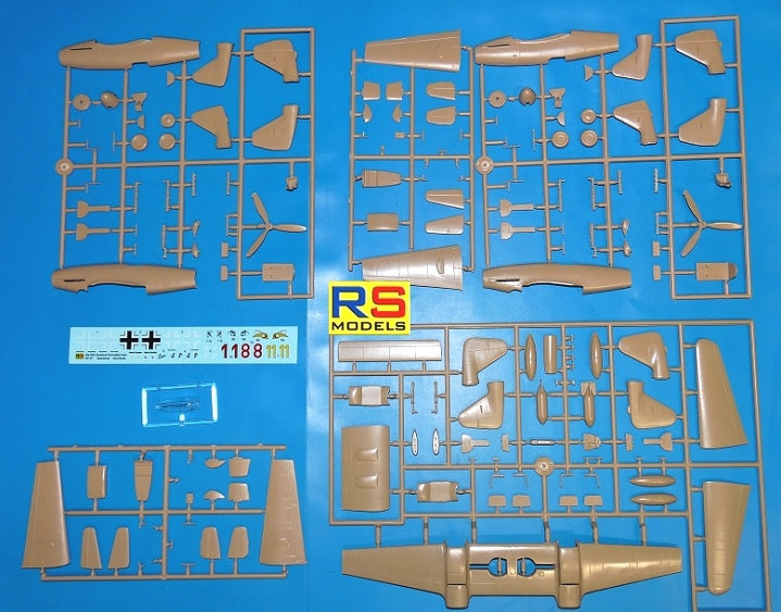 RS Models RSMI92197 1:72 Messerschmitt Me-609 Zerstorer