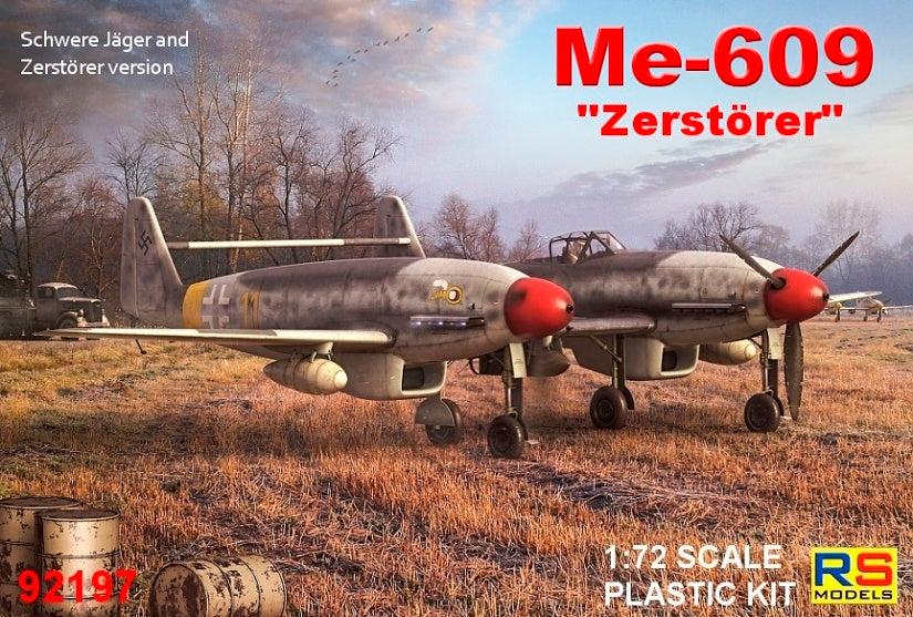RS Models RSMI92197 1:72 Messerschmitt Me-609 Zerstorer
