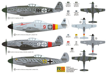 RS Models RSMI92202 1:72 Messerschmitt Me-309V-4