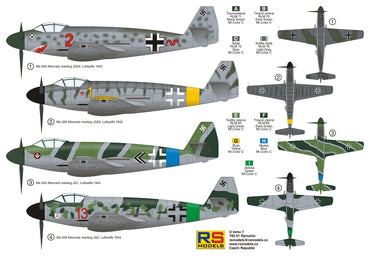 RS Models RSMI92203 1:72 Messerschmitt Me-509