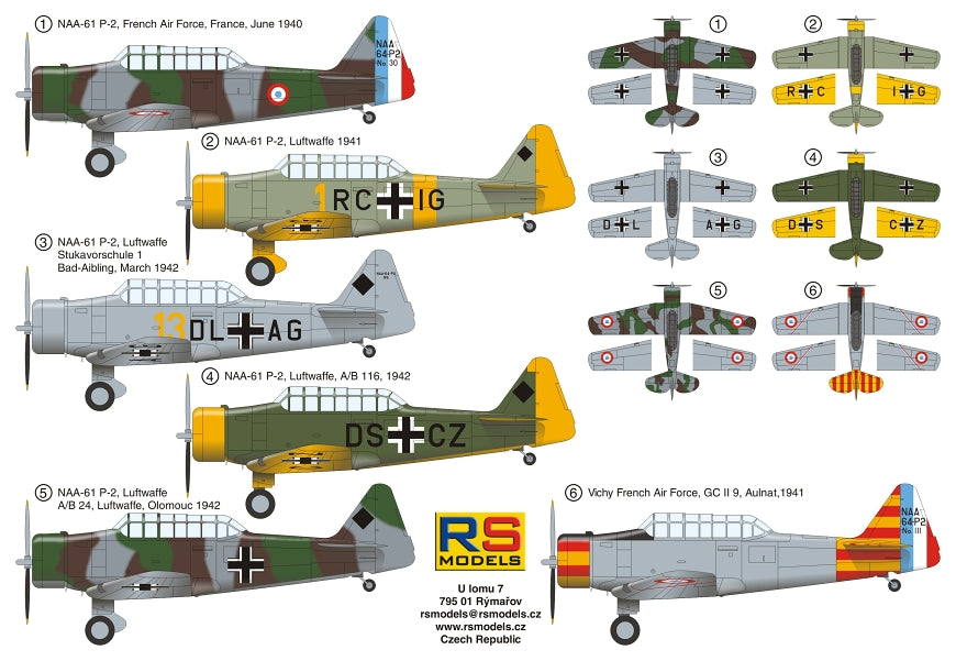 RS Models RSMI92207 1:72 North-American NAA-64 P-2 'North'