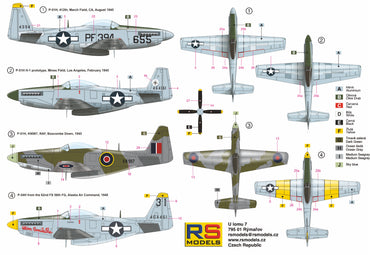 RS Models RSMI92219 1:72 North-American P-51H Mustang 1