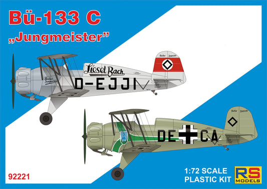 RS Models RSMI92221 1:72 Bucker Bu-133C Jungmeister