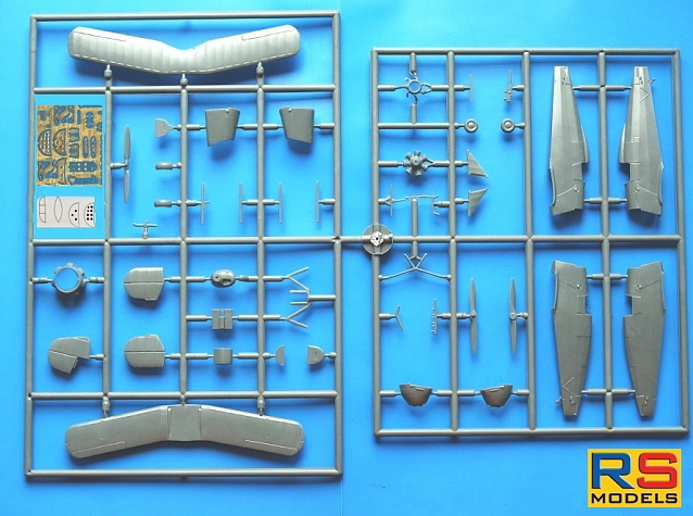 RS Models RSMI92222 1:72 Bucker Bu-133C "Green stripe" 5 decal variants 1