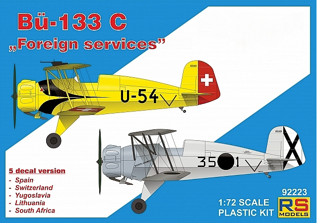 RS Models RSMI92223 1:72 Bucker Bu-133C Foreign Service