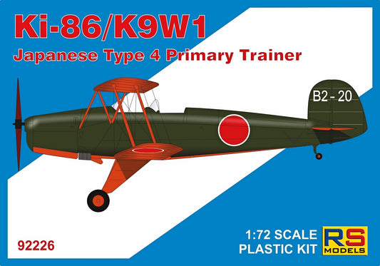 RS Models RSMI92226 1:72 Kokusai Ki-86/Watanabe K9W1 Japanese Type 4
