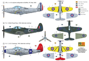RS Models RSMI92232 1:72 Bell XFL-1 Airabonita