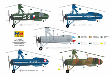 RS Models RSMI92234 1:72 Avro Rota C.30