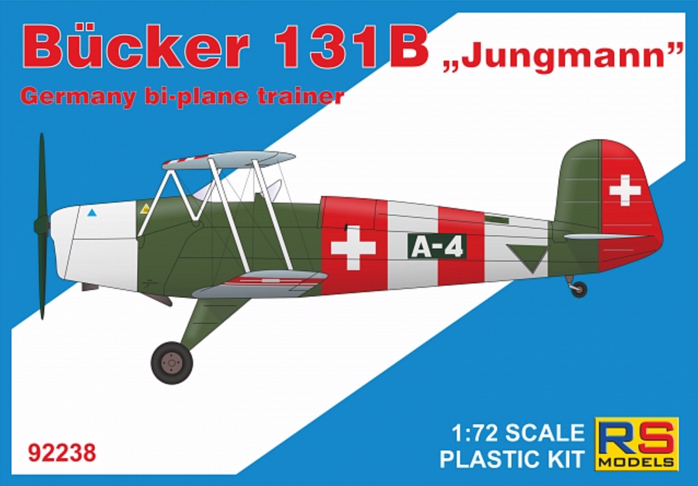 RS Models RSMI92238 1:72 Bucker Bu-131B 'Jungmann'