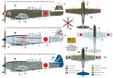 RS Models RSMI92240 1:72 Tachikawa Ki-94-II
